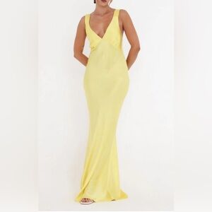 Rumored Yellow Maxi Dress